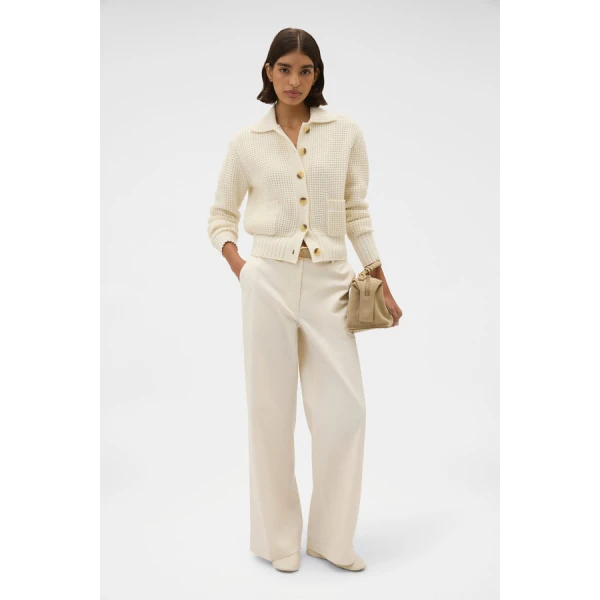 Oroton Waffle Cardigan - Oroton Knitwear - Australian Heritage Luxury - Shop at Luxury Shoes 