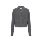 Oroton Waffle Cardigan - Oroton Knitwear - Australian Heritage Luxury - Shop at Luxury Shoes 