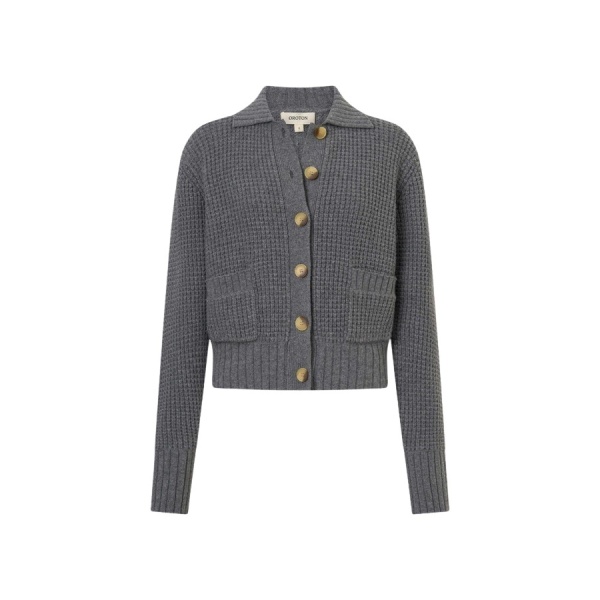 Oroton Waffle Cardigan - Oroton Knitwear - Australian Heritage Luxury - Shop at Luxury Shoes 