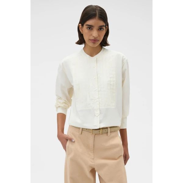 Oroton Washed Pleated Shirt - Oroton Tops - Australian Heritage Luxury - Shop at Luxury Shoes 