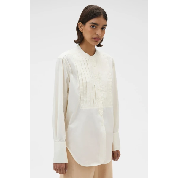 Oroton Washed Pleated Shirt - Oroton Tops - Australian Heritage Luxury - Shop at Luxury Shoes 