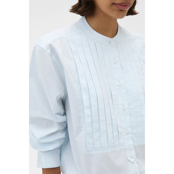 Oroton Washed Pleated Shirt - Oroton Tops - Australian Heritage Luxury - Shop at Luxury Shoes 
