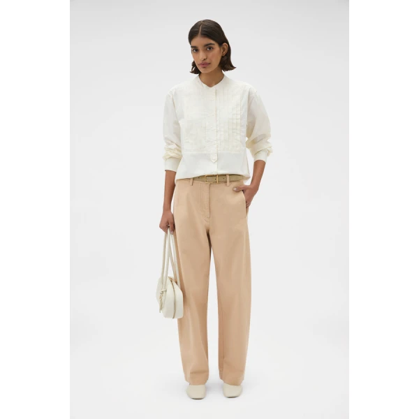 Oroton Washed Pleated Shirt - Oroton Tops - Australian Heritage Luxury - Shop at Luxury Shoes 