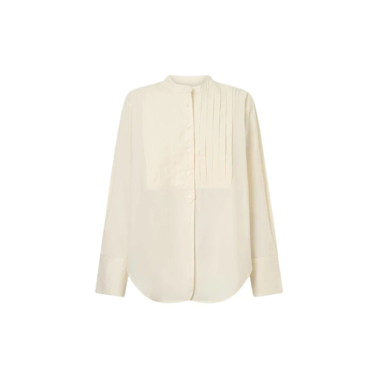 Oroton Washed Pleated Shirt - Oroton Tops - Australian Heritage Luxury - Shop at Luxury Shoes 