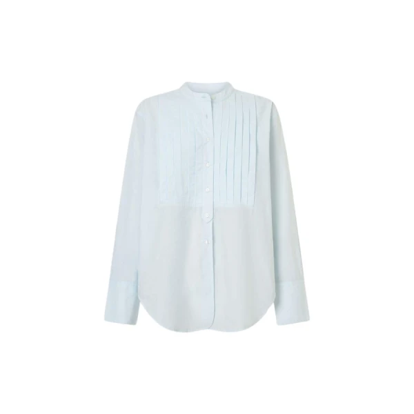 Oroton Washed Pleated Shirt - Oroton Tops - Australian Heritage Luxury - Shop at Luxury Shoes 