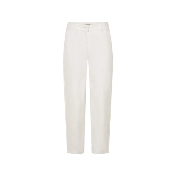 Oroton White Twill Pant - Oroton Pants - Australian Heritage Luxury - Shop at Luxury Shoes 