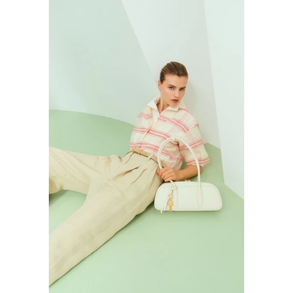 Oroton Windowpane Check Shirt - Oroton Tops - Australian Heritage Luxury - Shop at Luxury Shoes 