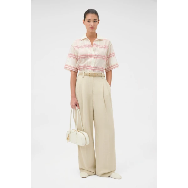 Oroton Windowpane Check Shirt - Oroton Tops - Australian Heritage Luxury - Shop at Luxury Shoes 