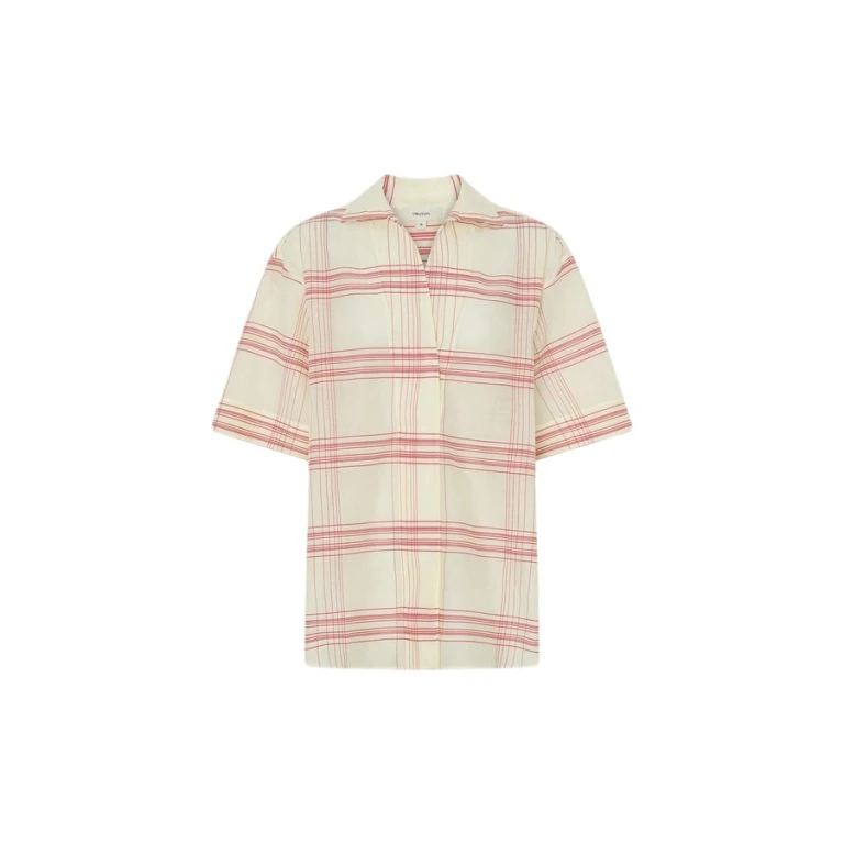 Oroton Windowpane Check Shirt - Oroton Tops - Australian Heritage Luxury - Shop at Luxury Shoes 
