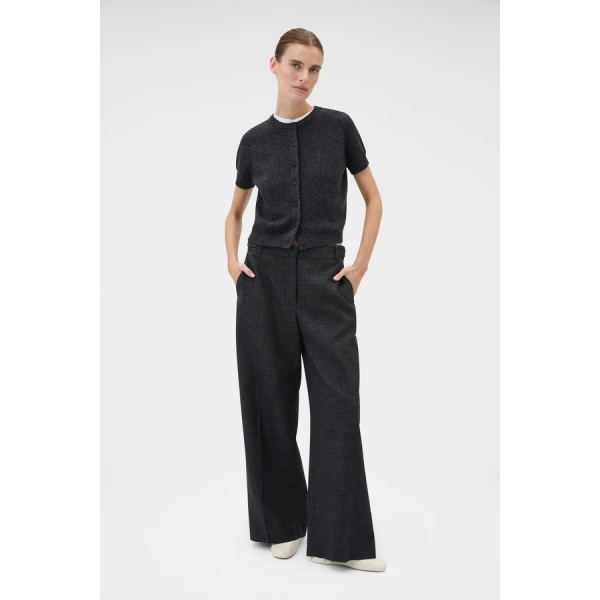 Oroton Wool Flat Front Pant - Oroton Pants - Australian Heritage Luxury - Shop at Luxury Shoes 