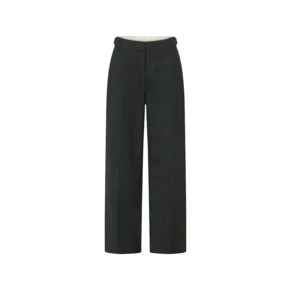 Oroton Wool Flat Front Pant - Oroton Pants - Australian Heritage Luxury - Shop at Luxury Shoes 