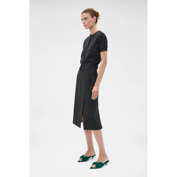 Oroton Wool Pencil Skirt - Oroton Skirts - Australian Heritage Luxury - Shop at Luxury Shoes 