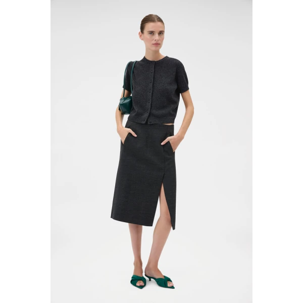 Oroton Wool Pencil Skirt - Oroton Skirts - Australian Heritage Luxury - Shop at Luxury Shoes 