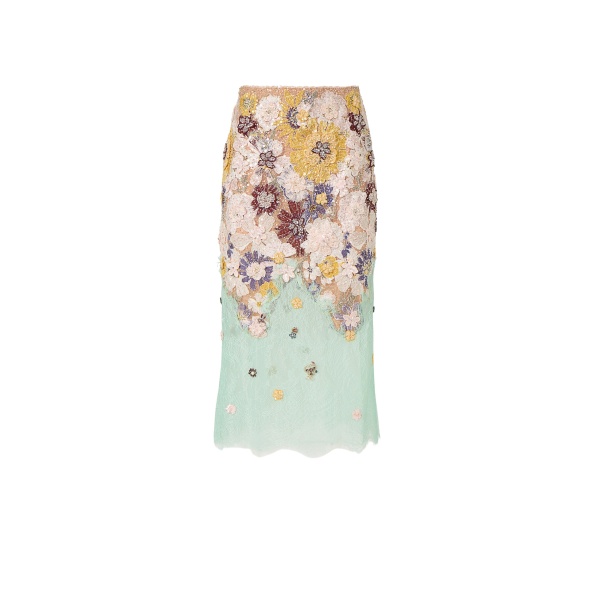 Costarellos Skirts - Romantic Greek Lace - Shop at Luxury Shoes 