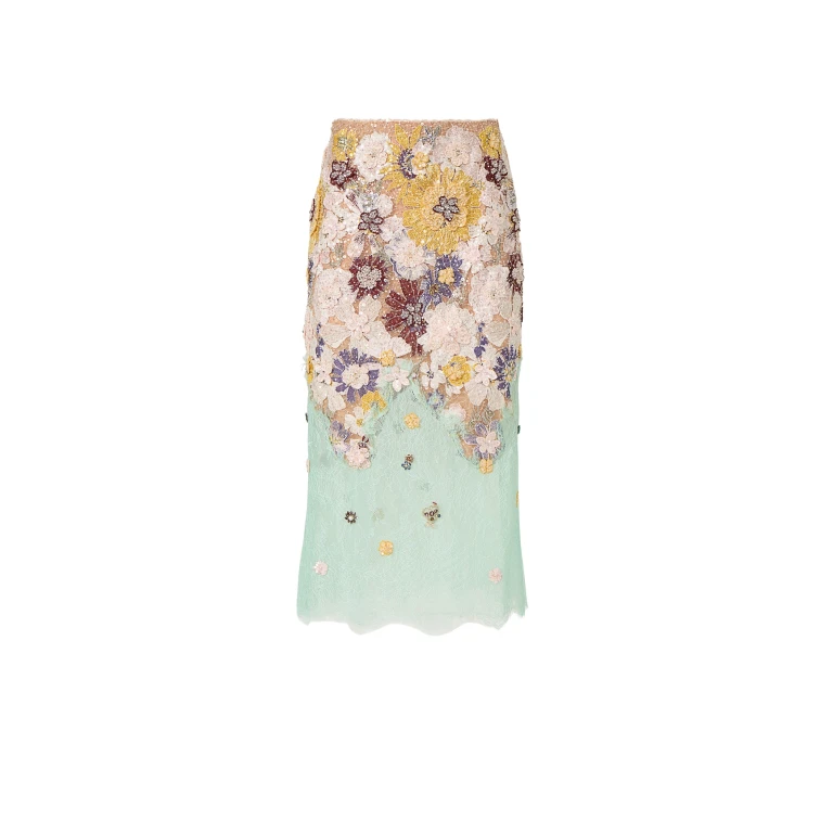 Costarellos Skirts - Romantic Greek Lace - Shop at Luxury Shoes 