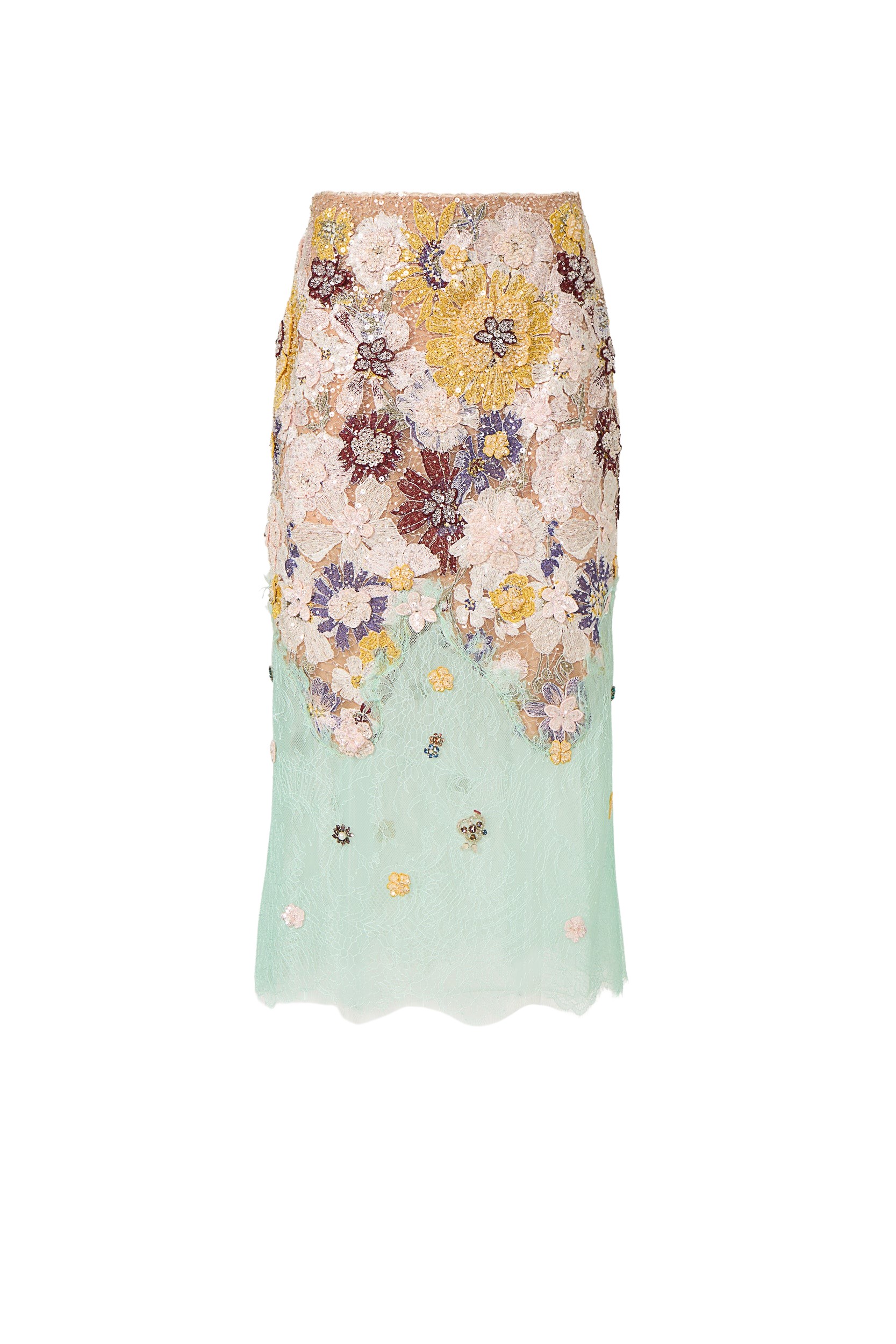 Costarellos Skirts - Romantic Greek Lace - Shop at Luxury Shoes 