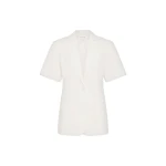 Shona-Joy-Felix-Short-Sleeve-Blazer-Coconut-2025-coveti23483_nobg Shona Joy Felix Short Sleeve Blazer – Coconut