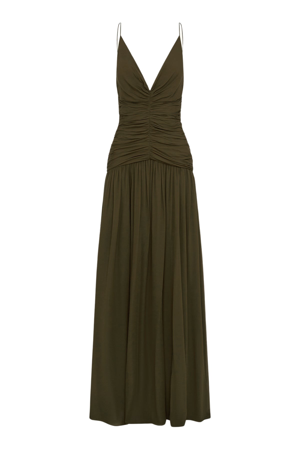 Shona-Joy-Juno-Gathered-Bodice-Maxi-Dress-Jungle-2025-coveti21270_nobg Shona Joy Green Dresses