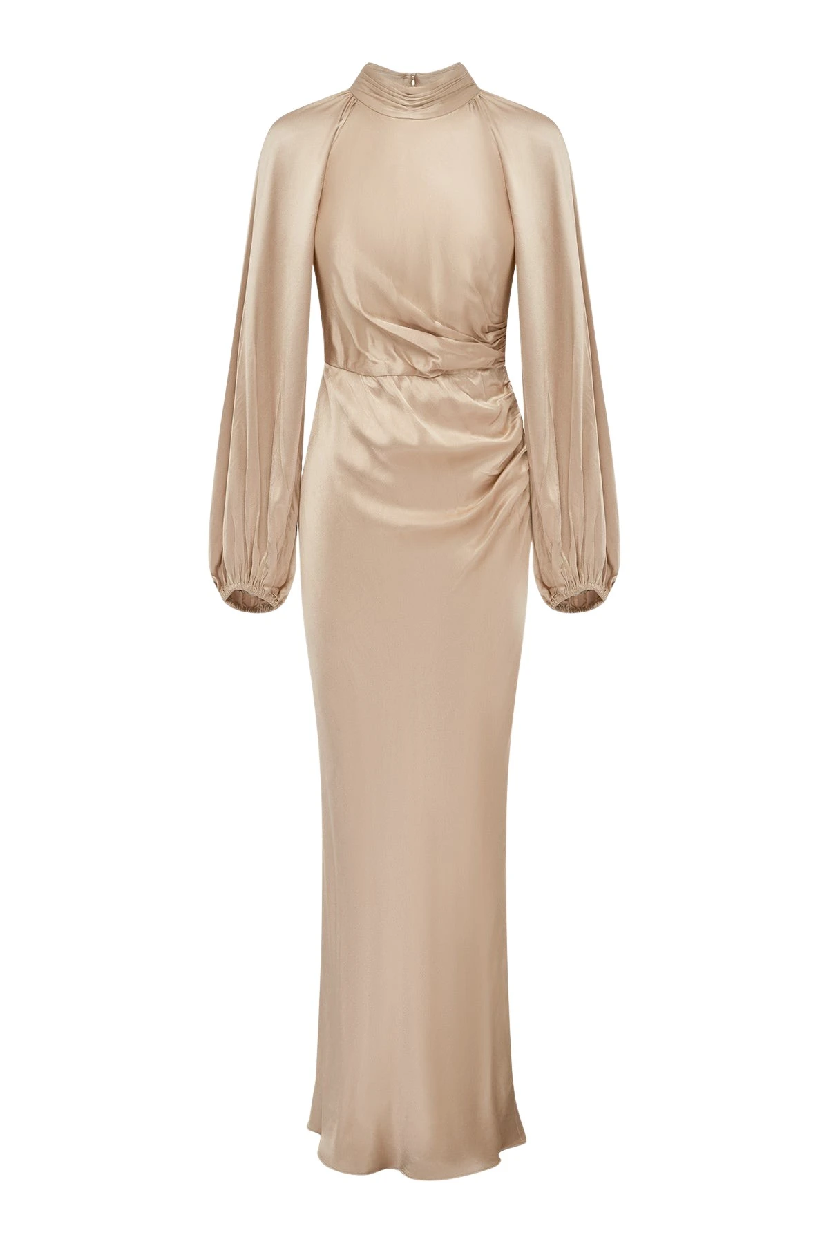 Shona-Joy-La-Lune-High-Neck-Balloon-Sleeve-Maxi-Dress-Gold-2025-coveti58600_nobg Shona Joy La Lune High Neck Balloon Sleeve Maxi Dress – Gold