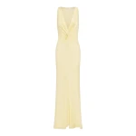 Shona Joy La Lune Low Twist Maxi Dress – Lemon