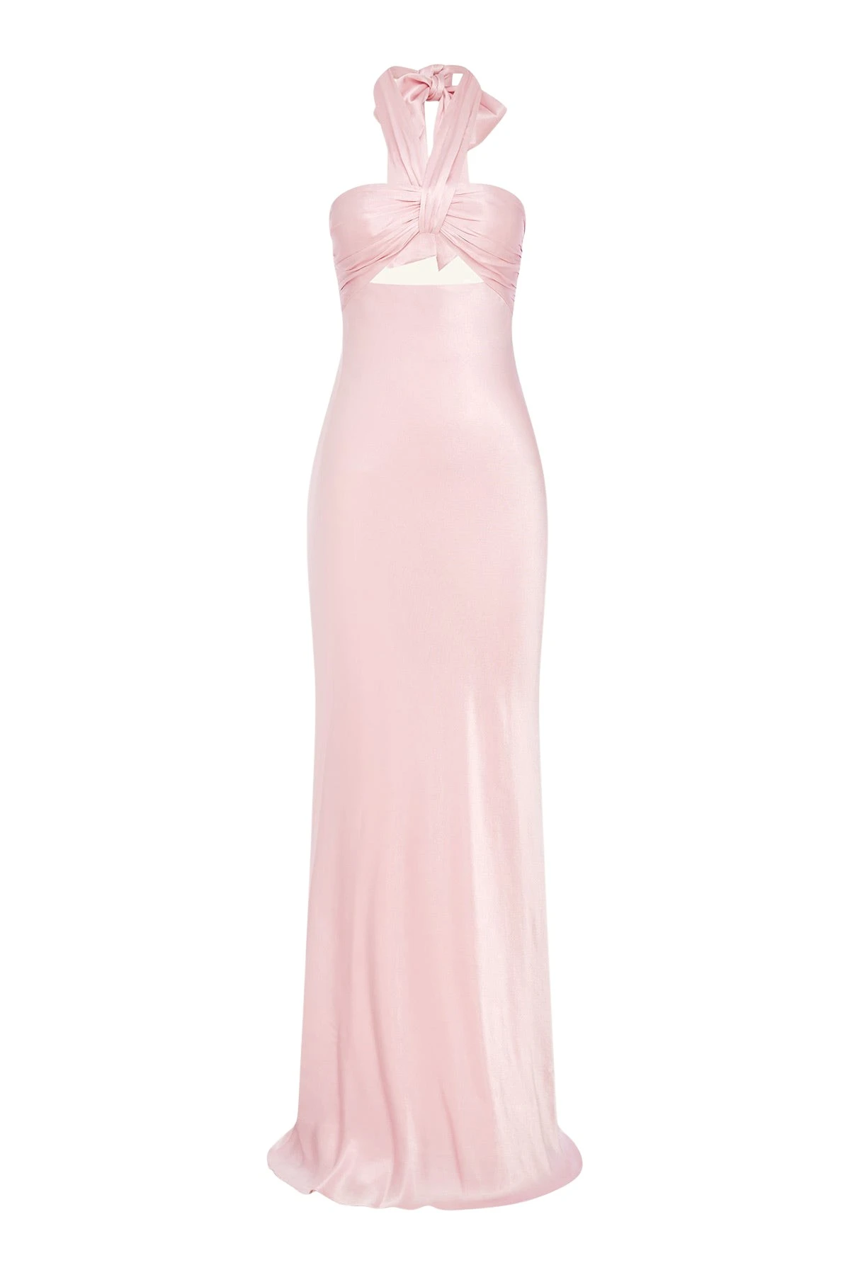 Shona Joy La Lune Ruched Halter Maxi Dress – Blossom
