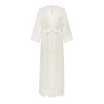 Shona Joy Lustre Lace Maxi Robe – Ivory
