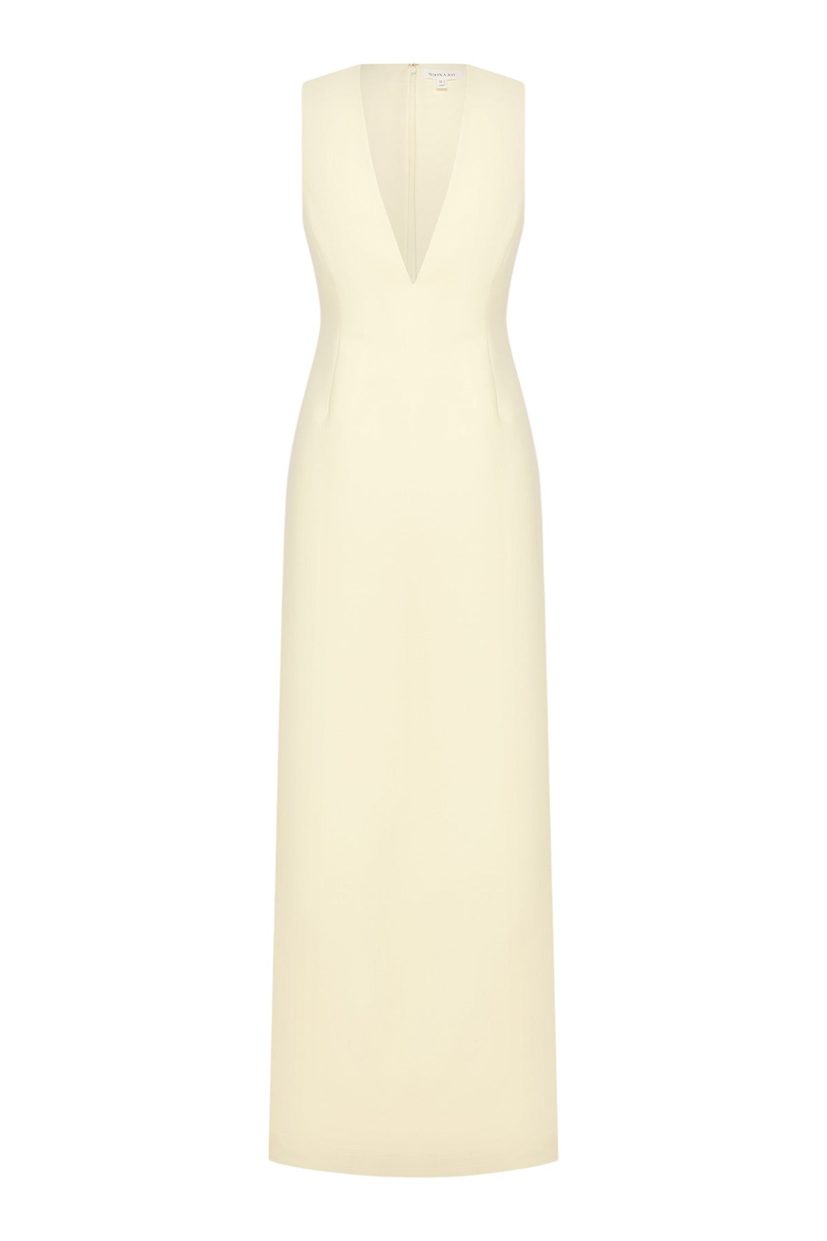 Shona-Joy-Otis-Plunged-Fitted-Maxi-Dress-Yuzu-2025-coveti27770_nobg Shona Joy Yellow Dresses