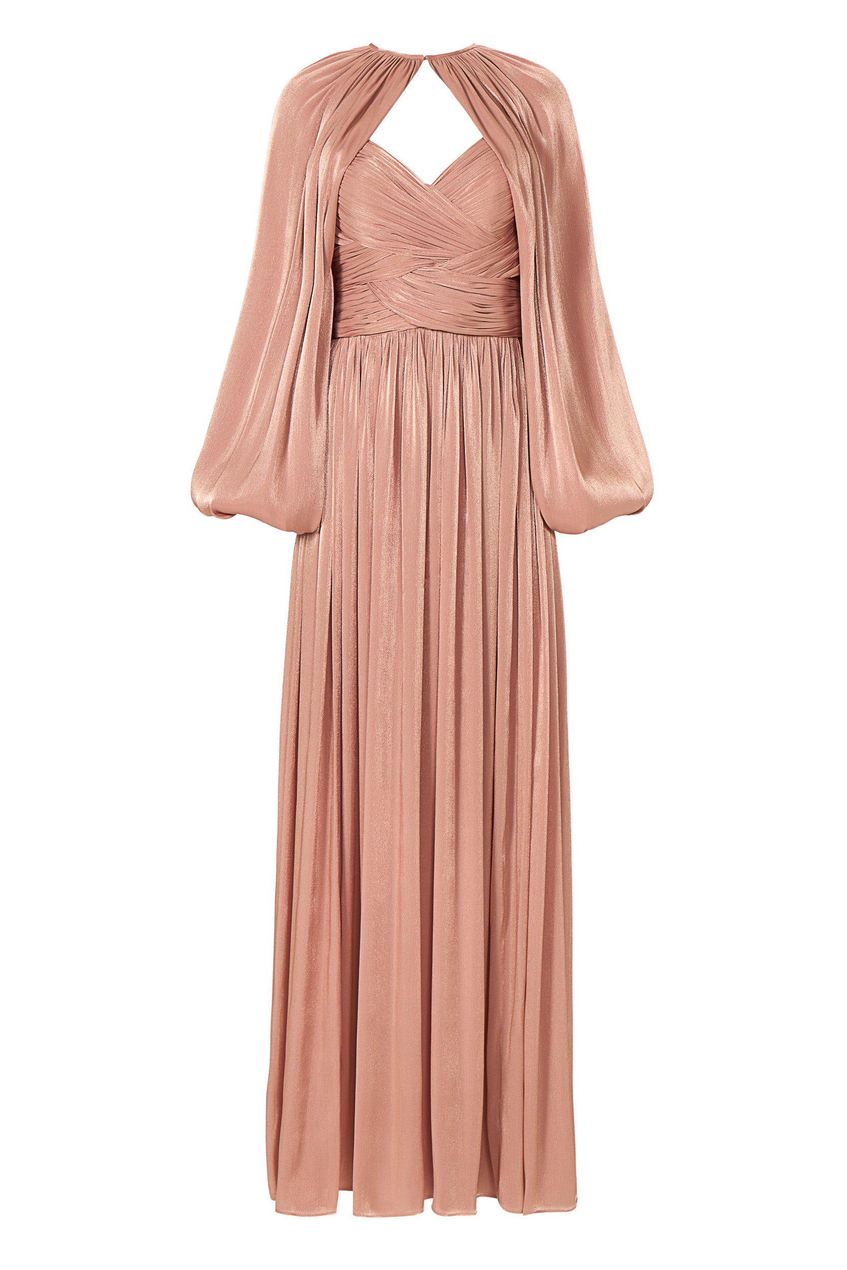 Costarellos Sireen Lurex Georgette Dress