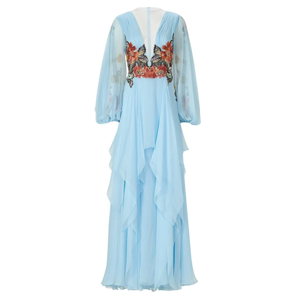 Costarellos Dresses - Romantic Greek Lace - Shop at Luxury Shoes 