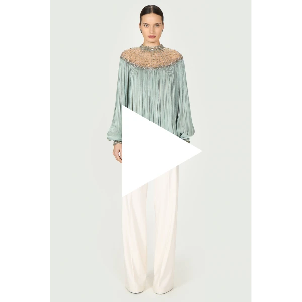 Costarellos Tops - Romantic Greek Lace - Shop at Luxury Shoes 