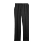 Toteme Easy Raw Edge Trousers Black