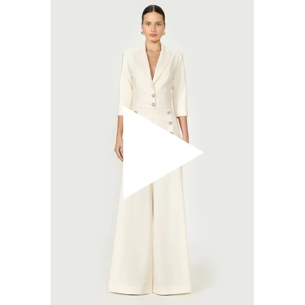 Costarellos Jumpsuit - Romantic Greek Lace - Shop at Luxury Shoes 