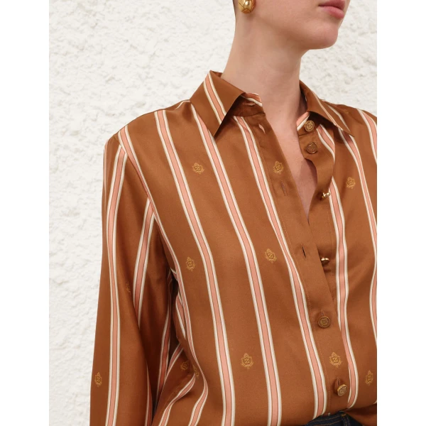 Elevate your elegance in this Zimmermann Tops available now at Luxury Shoes 