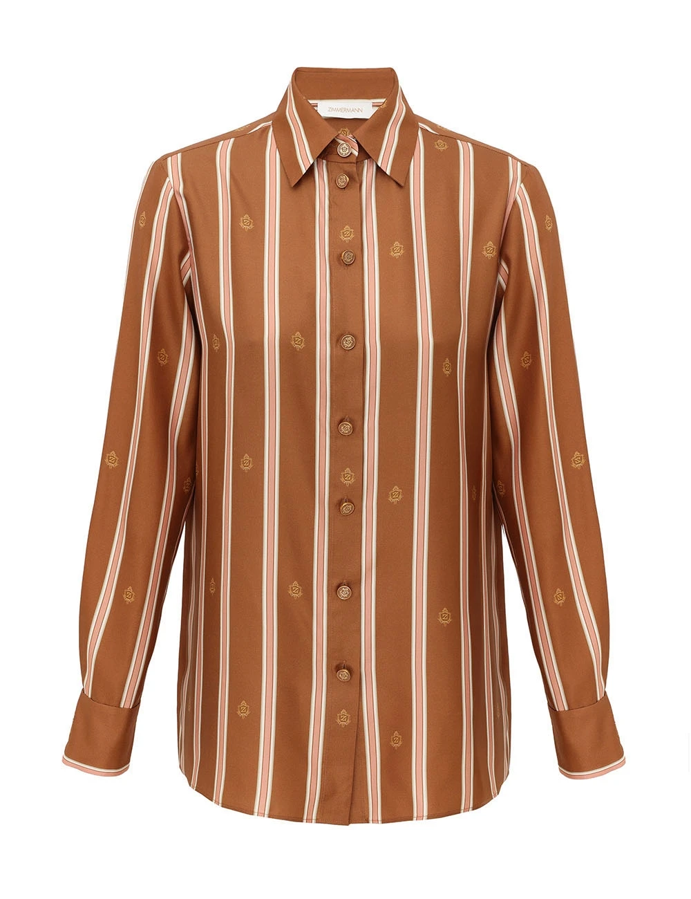 Zimmermann Emblem Relaxed Shirt | Ready to Wear Collection Luxury Shoes Elevate your elegance in this Zimmermann Tops available now at Luxury Shoes