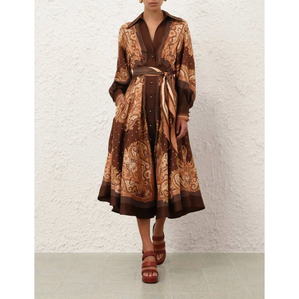 Elevate your elegance in this Zimmermann Dresses available now at Luxury Shoes 