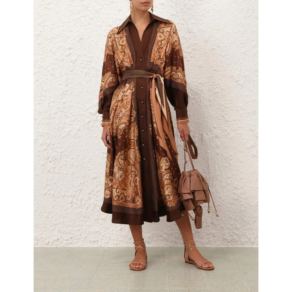 Elevate your elegance in this Zimmermann Dresses available now at Luxury Shoes 