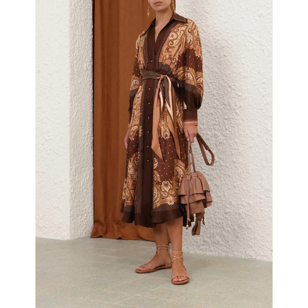 Elevate your elegance in this Zimmermann Dresses available now at Luxury Shoes 