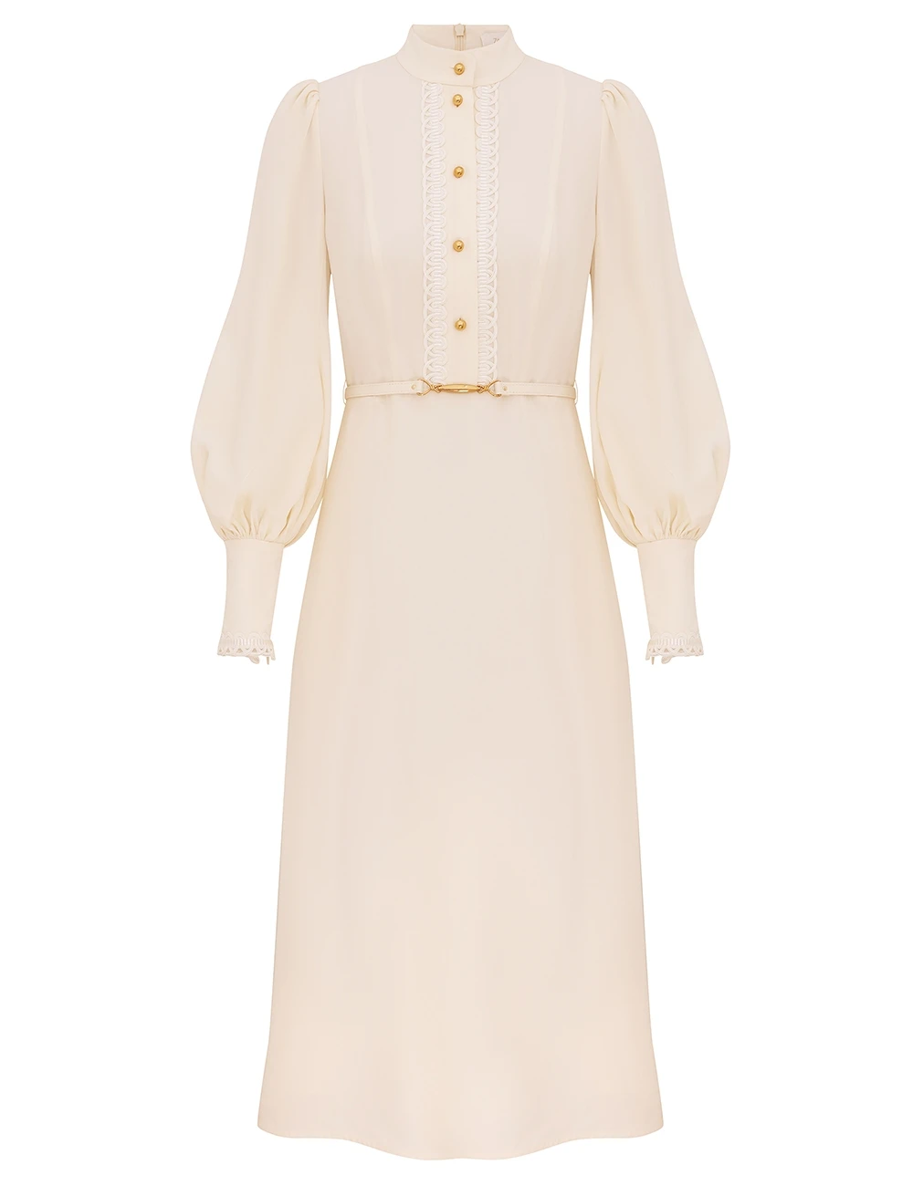 Zimmermann Trim Utility Midi Dress | Ready to Wear Collection Luxury Shoes Elevate your elegance in this Zimmermann Dresses available now at Luxury Shoes