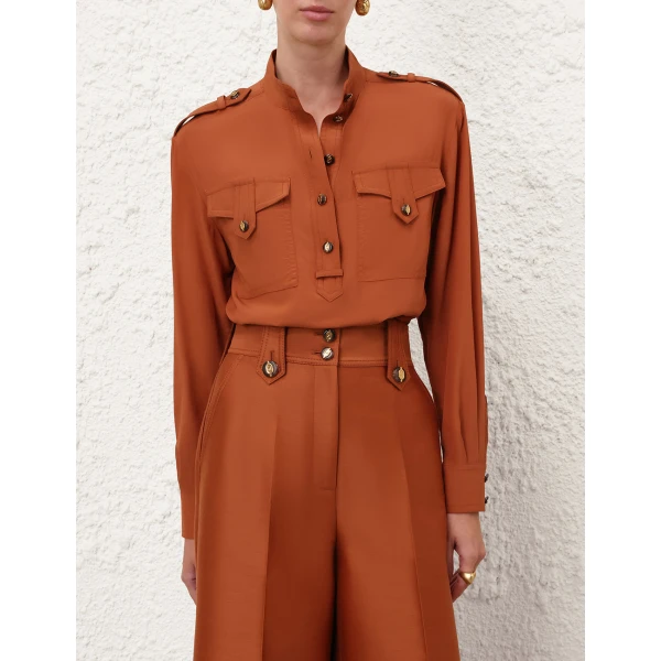 Elevate your elegance in this Zimmermann Tops available now at Luxury Shoes 