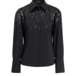 Zuhair Murad Taffeta Paillettes Shirt - Tops - Lebanese Haute Couture and Evening Gowns at Luxury Shoes 
