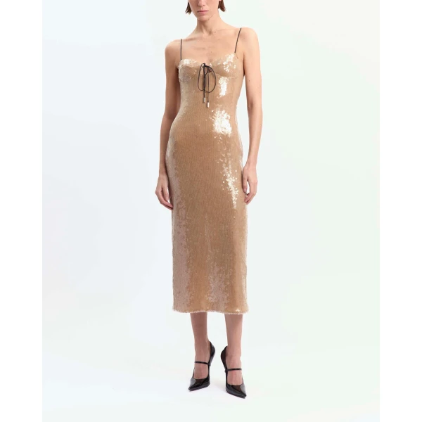 Elevate your elegance in this 16Arlington Dresses from the luxury feather dress edit