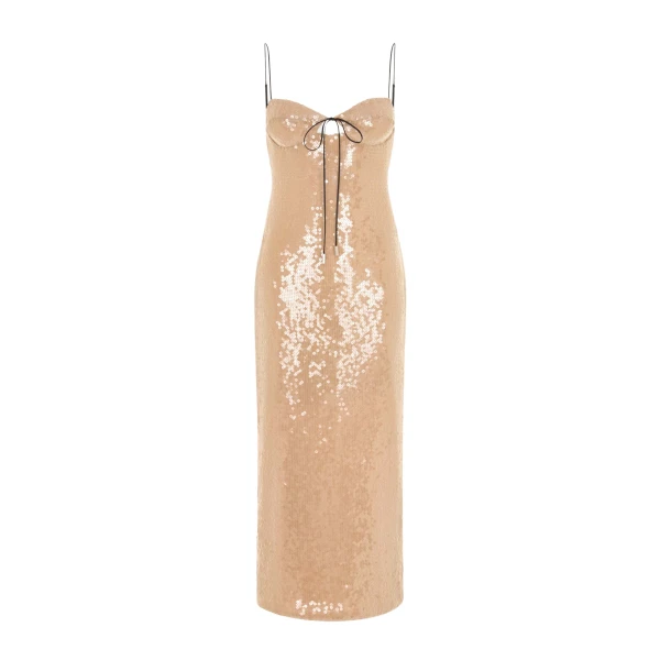 Elevate your elegance in this 16Arlington Dresses from the luxury feather dress edit
