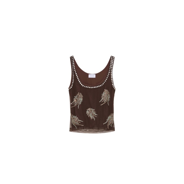 Elevate your elegance in this 16Arlington Tops from the luxury feather dress edit