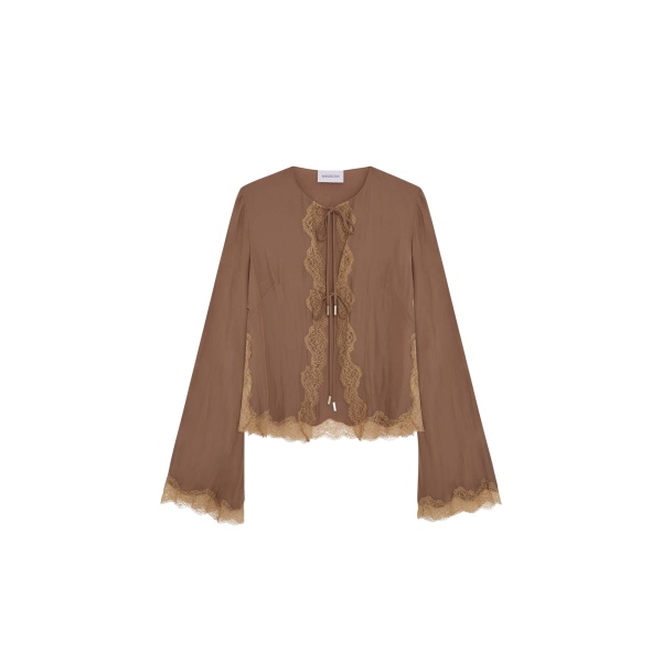 Elevate your elegance in this 16Arlington Knitwear from the luxury feather dress edit