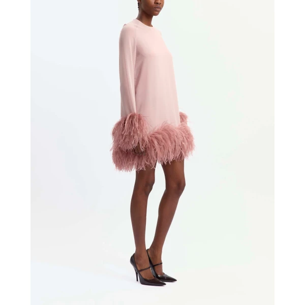 Elevate your elegance in this 16Arlington Dresses from the luxury feather dress edit