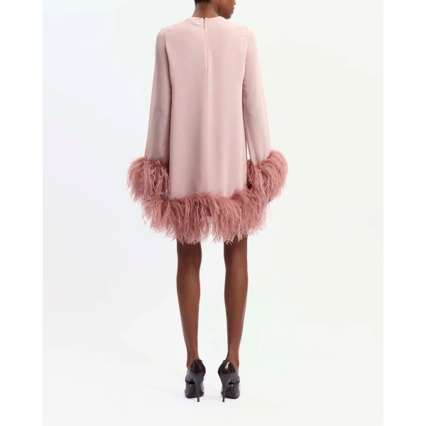 Elevate your elegance in this 16Arlington Dresses from the luxury feather dress edit