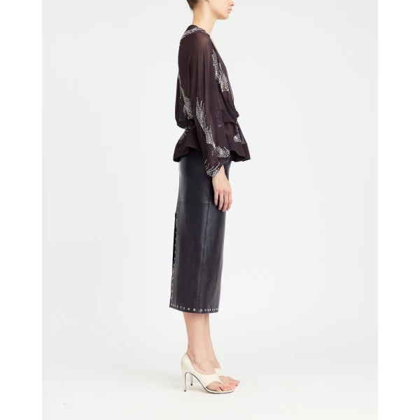 Elevate your elegance in this 16Arlington Skirts from the luxury feather dress edit