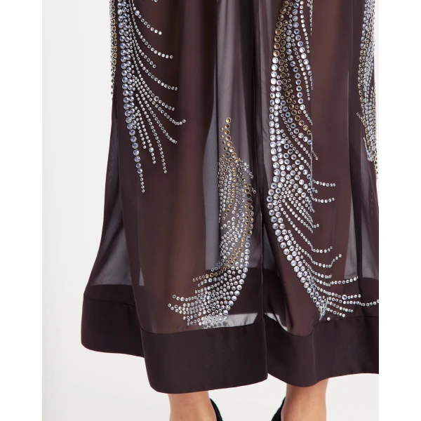 Elevate your elegance in this 16Arlington Dresses from the luxury feather dress edit