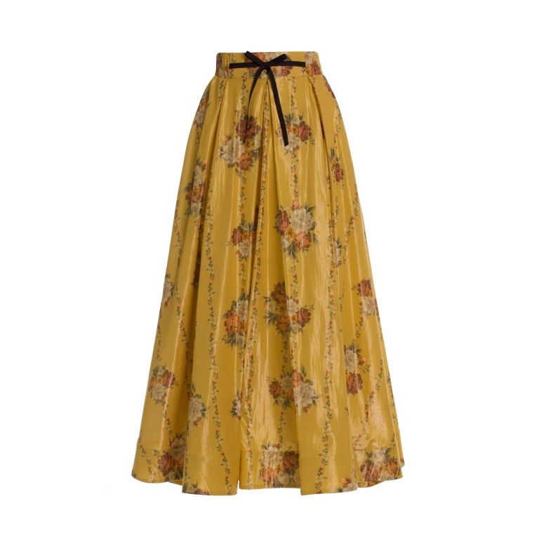 Agua by Agua Bendita Delta Paramo Maxi Skirt - Agua By Agua Bendita Skirts - Artisanal Colombian Resort Wear at Luxury Shoes 