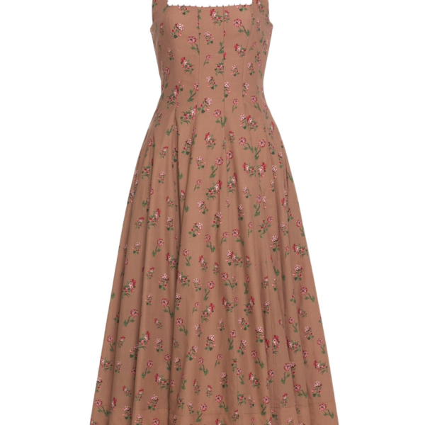 Agua By Agua Bendita Frontera Quebrada Midi Dress